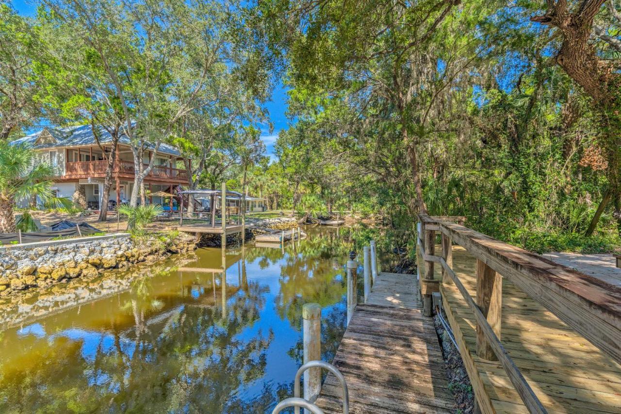 Canalfront Homosassa Escape With Private Dock! エクステリア 写真